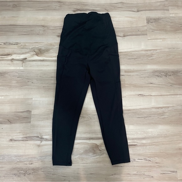 Isabel Maternity Over Belly Active Maternity Leggings Black Size Med - Picture 4 of 10
